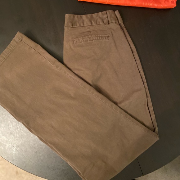 Brown women’s dockers pants, sz 12 Long Tall, Midrise, curvy. GUC - Picture 8 of 10
